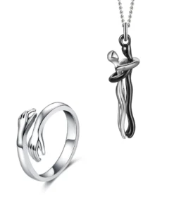 Hug Necklace (With Ring)